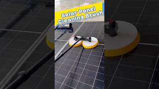 Solar Panels Cleaner Machine Robot Double Head Solar Panel Cleaning Brush #solarenergy #solarpanel