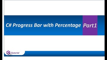 Progress Bar with Percentage Part 1