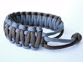 How to Make a Mad Max Style 2 Color King Cobra Paracord Survival Bracelet-Without Joining Cord