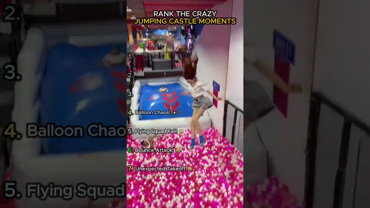 Crazy jumping Castle Moments Funny 🎈😂 