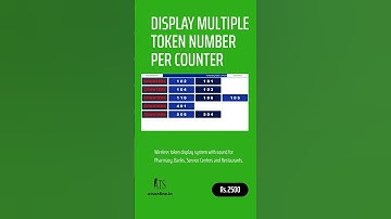 Wireless Token Display System - The Ultimate Solution for Queue Management #queue #token #wireless