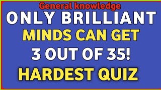 This Quiz Will Break Your Brain 🤯 | Only Brilliant Minds Pass