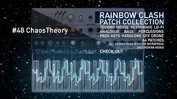 Rainbow Clash Microfreak Patch Collection (64 presets for Arturia MicroFreak)