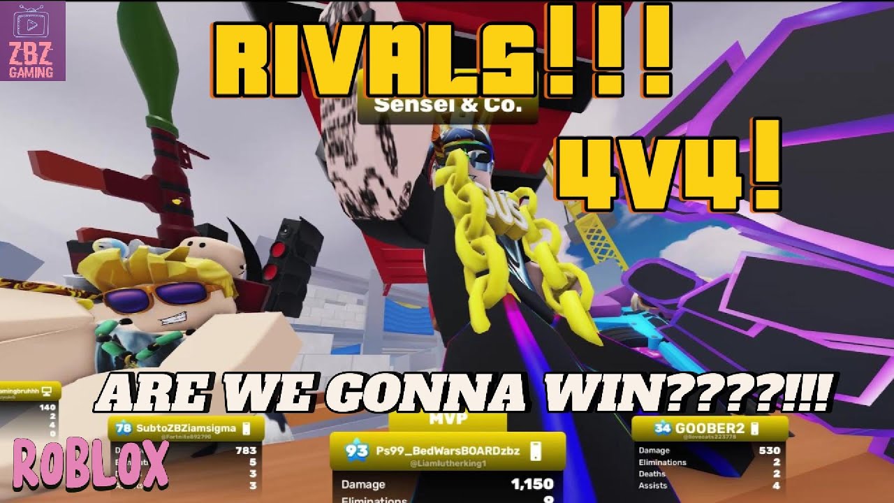 Roblox Rivals 4v4: Epic Team Battle Showdown! - YouTube