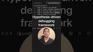 Use this proven debugging framework!☝