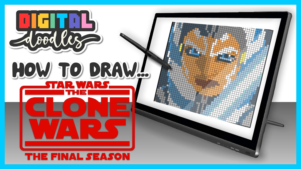 How To Draw Commander Ahsoka Tano (Pixel Art) Digital Doodles 61