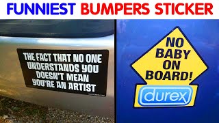 51 Funny Bumpers Stickers That Will Make You Look Twice - funny humor