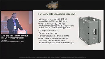 AWS as a Data Platform for Cloud and On-Premises Workloads | AWS Public Sector Summit 2016