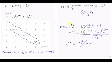 1.7 spectral sequence (j) the second definition of E^{p,q}