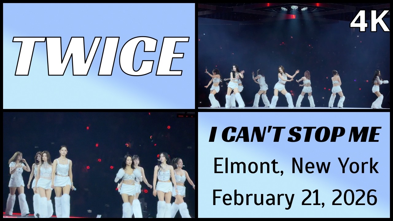 260221 트와이스 TWICE - I CAN'T STOP ME live @ UBS Arena, Elmont
