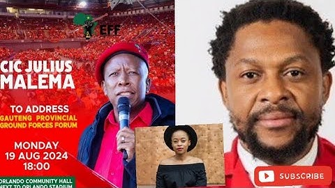 Malema telling Mbuyiseni Ndlozi to leave EFF???