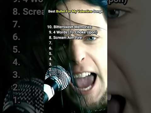 Top 10 Best Bullet For My Valentine Songs Bfmv Top10 Bestsongs Bestmusic