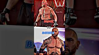 Brock Lesnar😈vs Batista🥵 #shorts