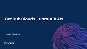 Master Data Hub - Get Hub Clouds - DataHub API
