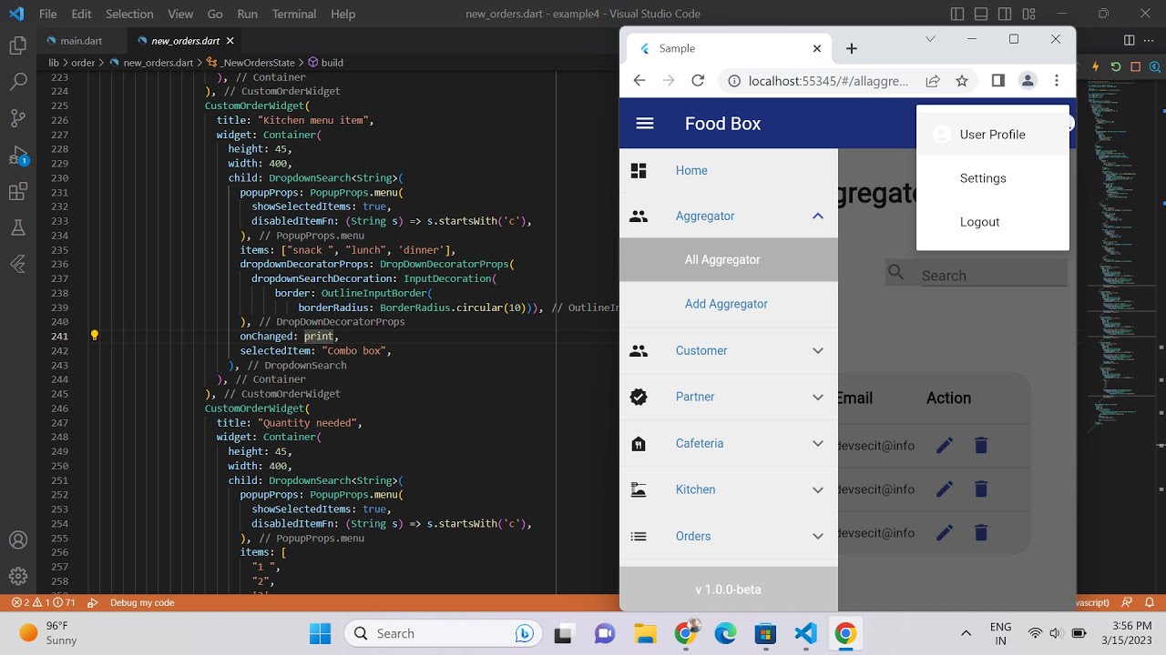 flutter web & mobile view ui page - YouTube
