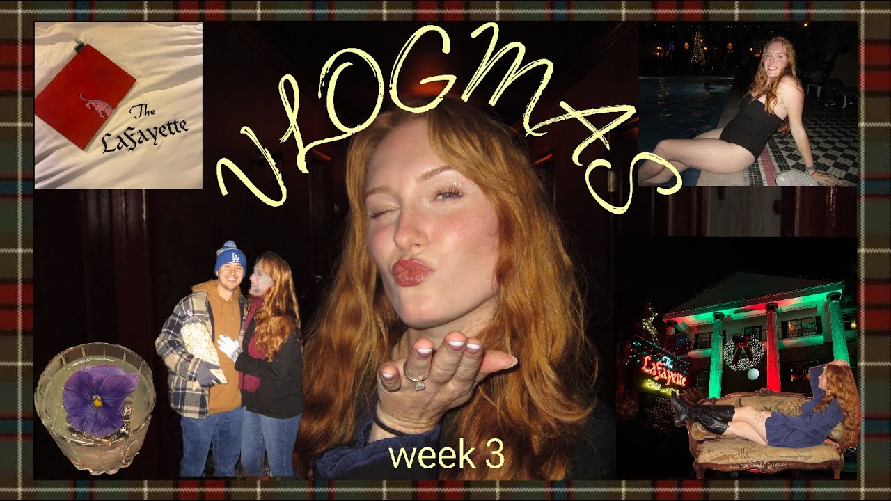vlogmas week 3❄️: the lafayette in san diego, local christmas lights, marathon training