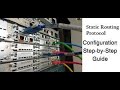 Static Routing Protocol in CISCO packet tracer