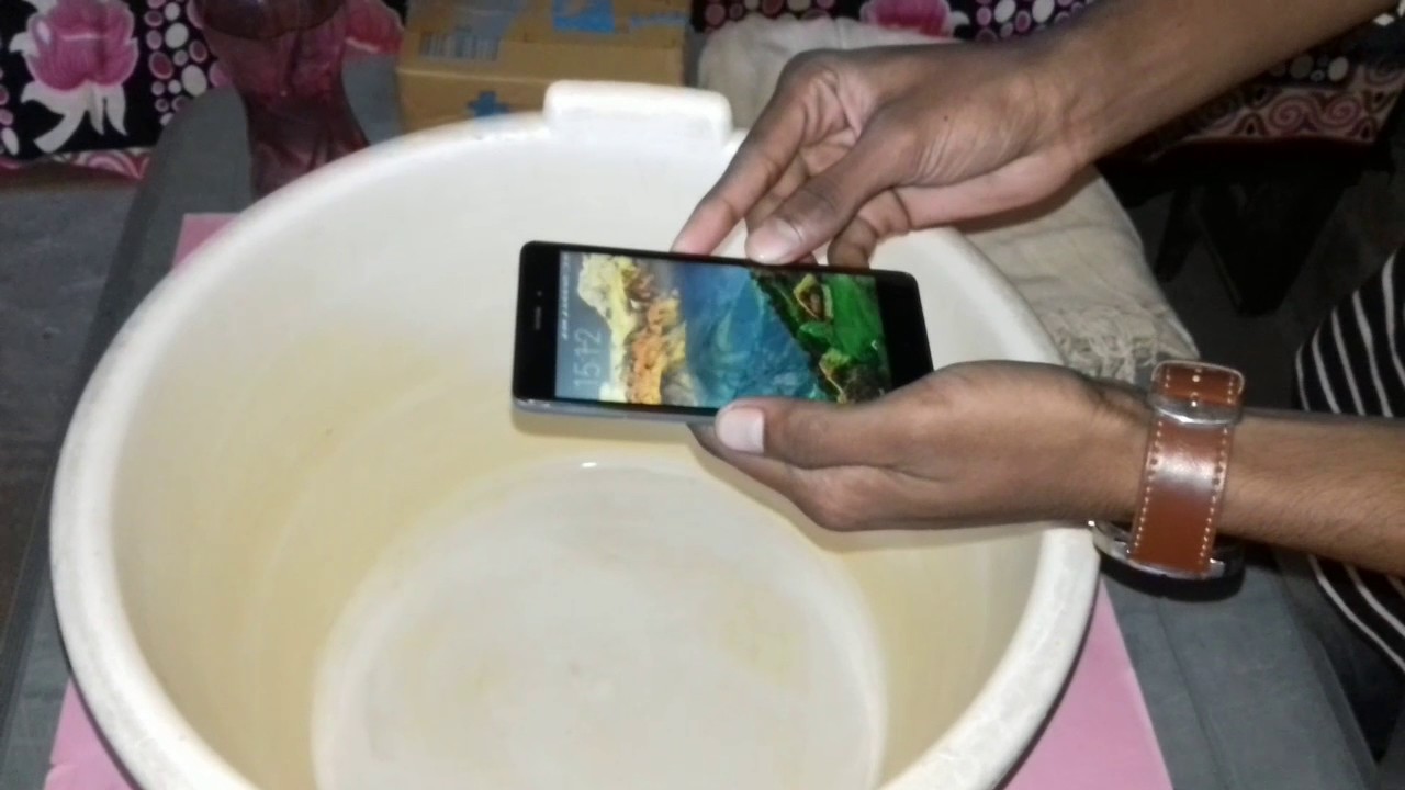 Redmi 3s water test with safe material