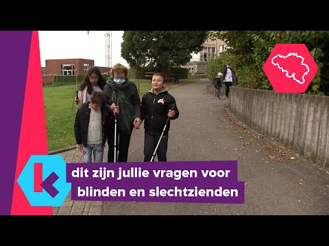 Video: Wanneer een blinde zijn of haar wandelstok intrekt en wegloopt van de kruising?