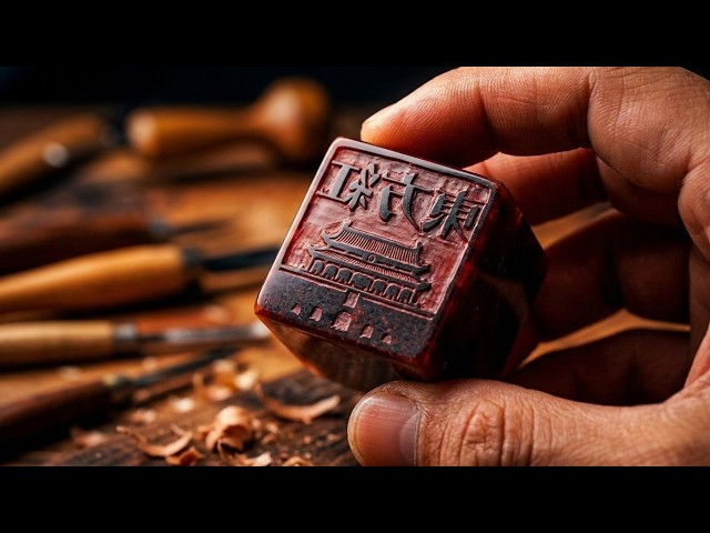 The Art of Seal Carving: A Masterpiece at Zicidang - YouTube