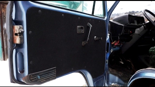 How to remake a covering of salon of a car of VW T3