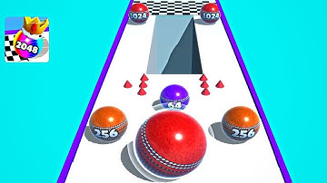 Ball Merge 2048 ! All Levels Gameplay (433-438) android, ios