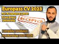 Europass cv  how to make europass cv for free  europass cv kaise banaye  europass cv format