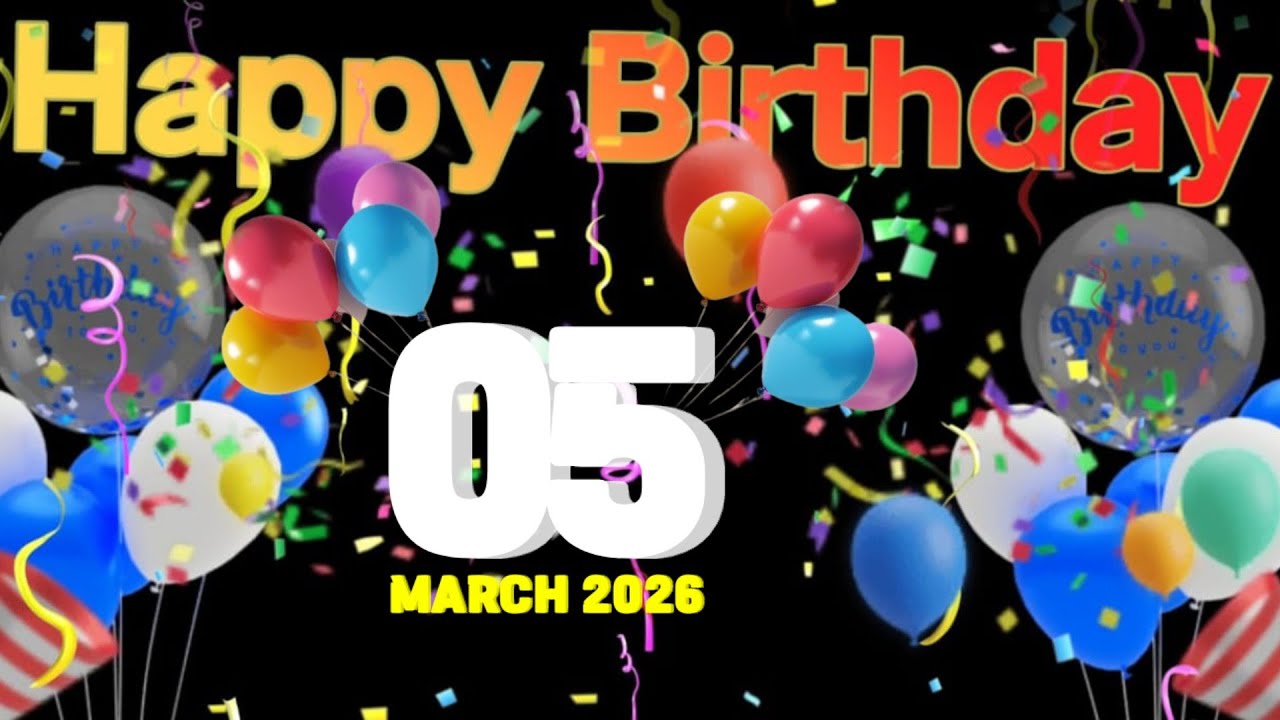 4 March Happy Birthday Song 2026 | Wish You Happy Birthday Song | Happy Birthday Remix Song