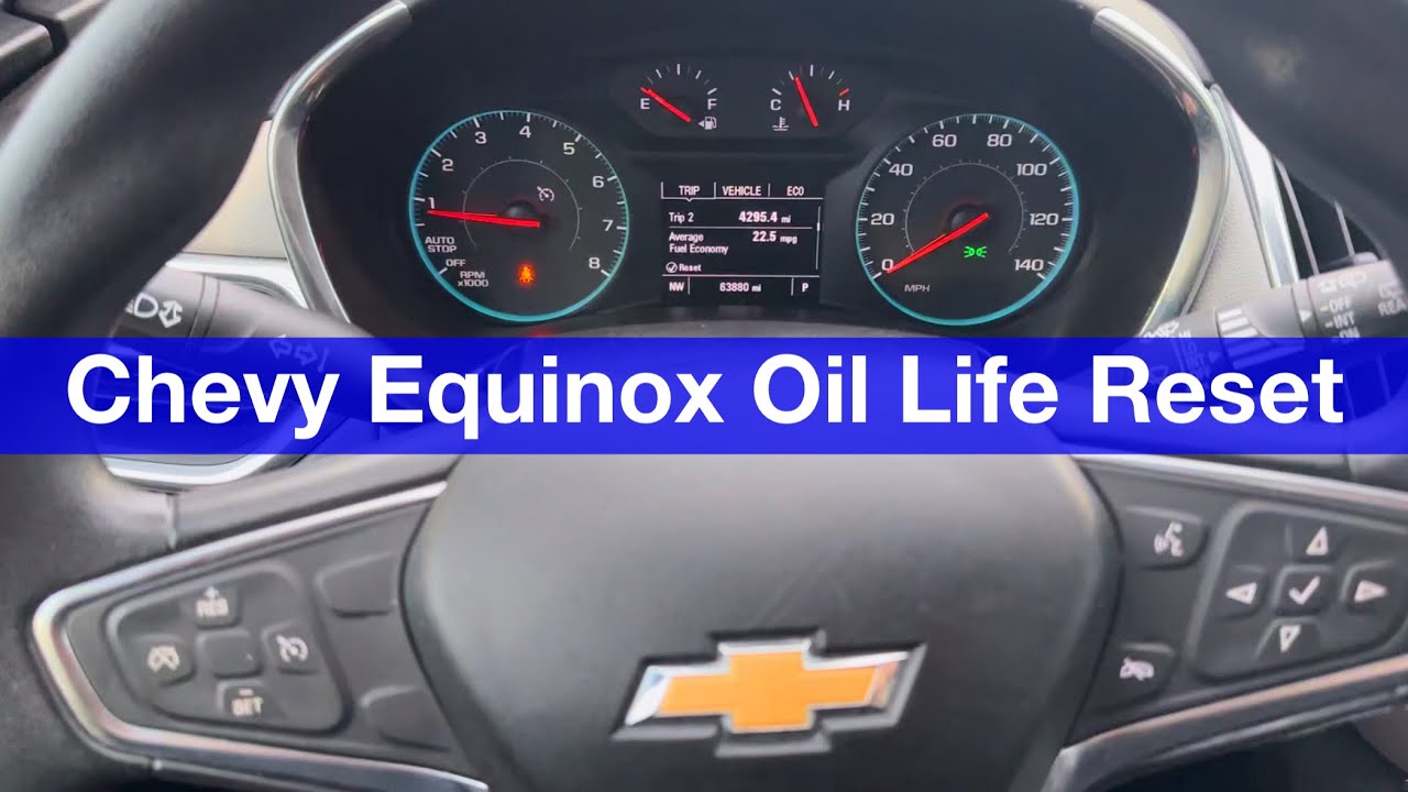 Chevy Equinox Oil Life Reset YouTube Chevy Equinox Oil Life Reset YouTube