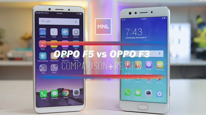 So sánh oppo f3 với f5