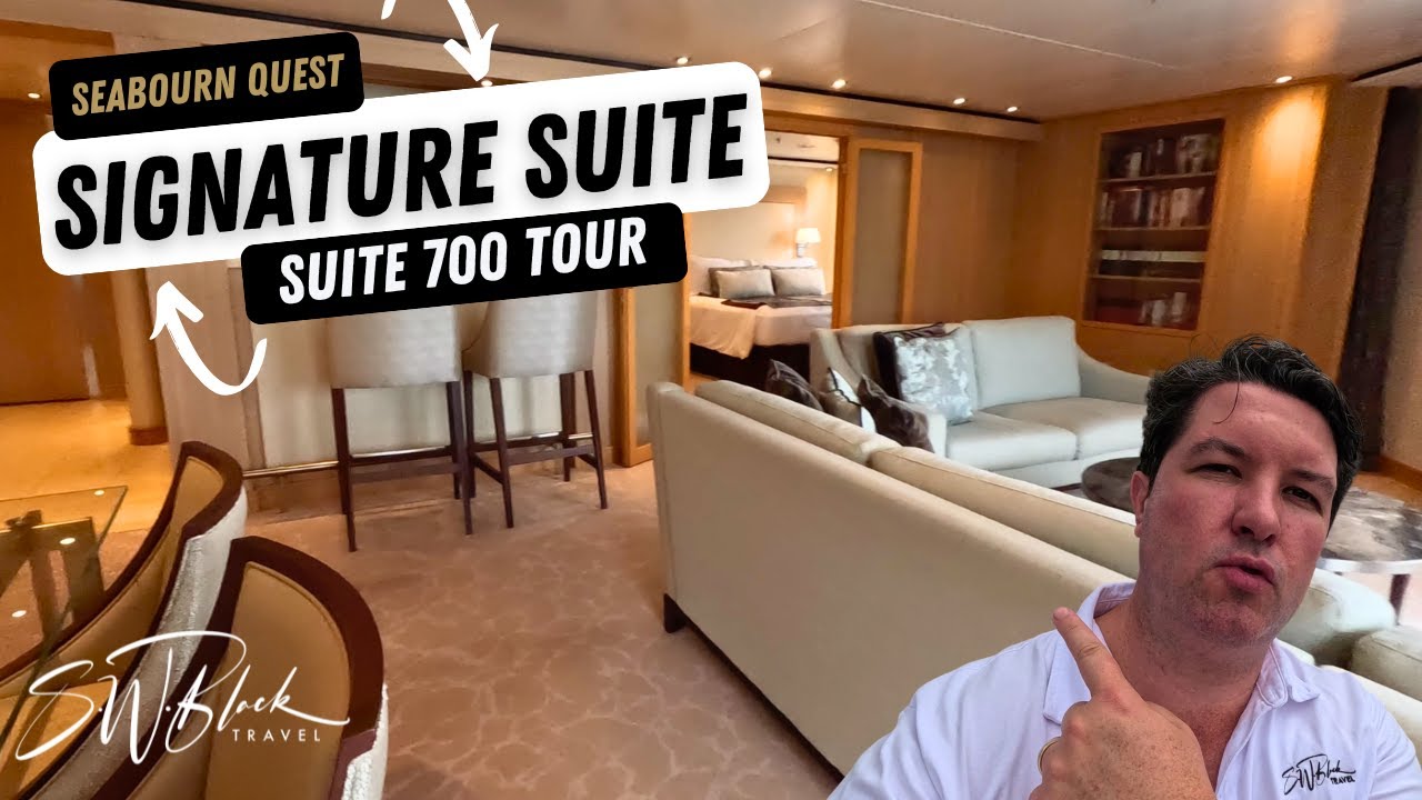 Seabourn Quest Signature Suite 700 Full Tour | Luxury Oceanfront Suite Walkthrough 4K