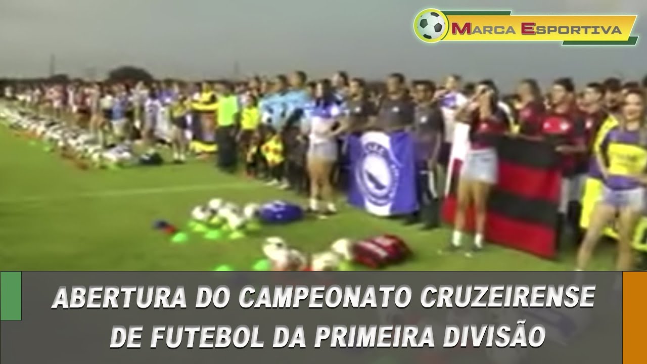 Abertura do Campeonato Cruzeirense de futebol da primeira e