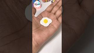 🍳 Tiny Egg Poach with Clay ✨ | Satisfying Mini Food Art 🎨