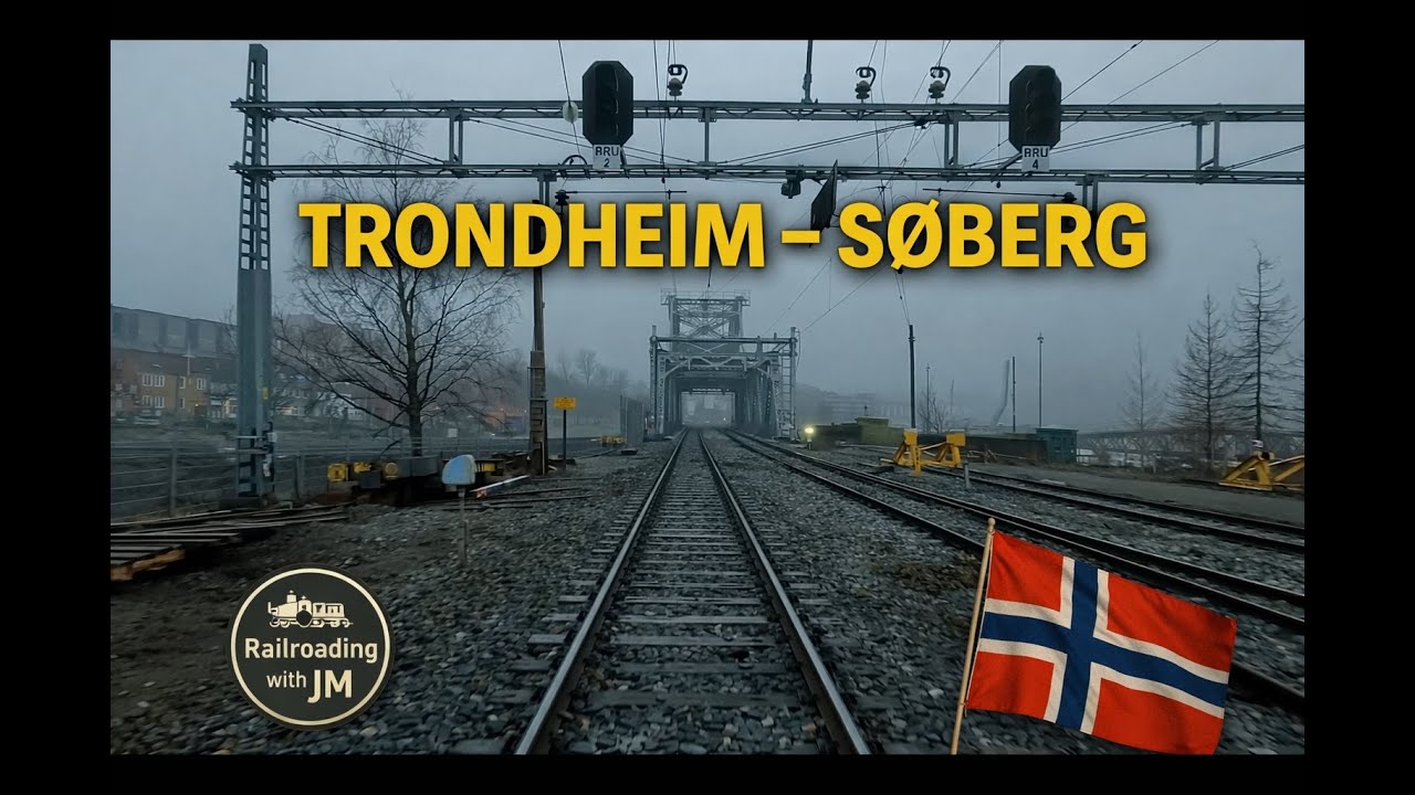 Train 434 Trondheim - Søberg (December 17. 2025)