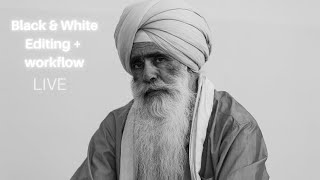 Editing My Black and White Event Photography LIVE (Roka Ceremony)