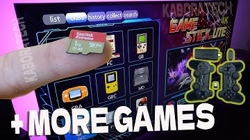 Game Stick Lite 4k add More GAMES