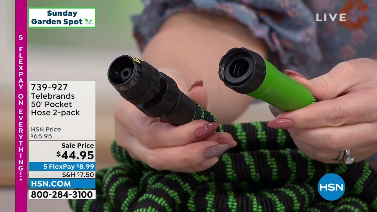 Telebrands 50' Pocket Hose 2pack