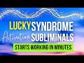This works in minutes  rewire your mind for automatic luck  lucky syndrome subliminal lucky