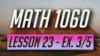 Lesson 23 - The Unit Vector and Vector Applications - Example 3/5