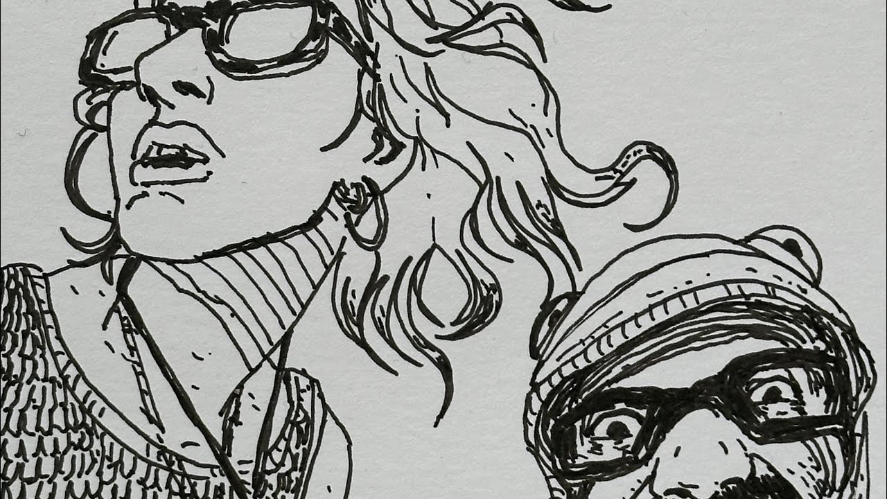 Art Stream Live Drawing (Portrait) - YouTube