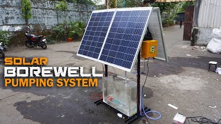 Solar Borewell Pumping System with Watermill