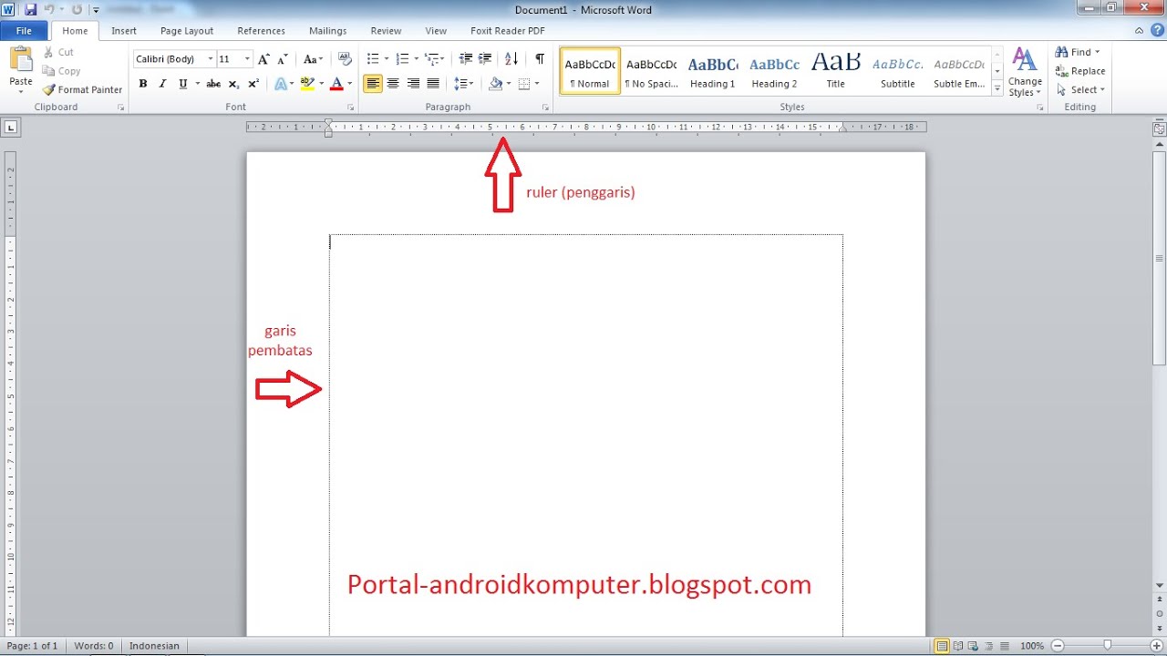 Tutorial Memunculkan Garis Pembatas (Boundaries) di Word ...