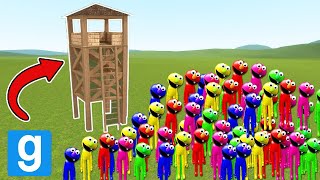 1000 ELMO FAMILY VS TOWERS (Garry's Mod)