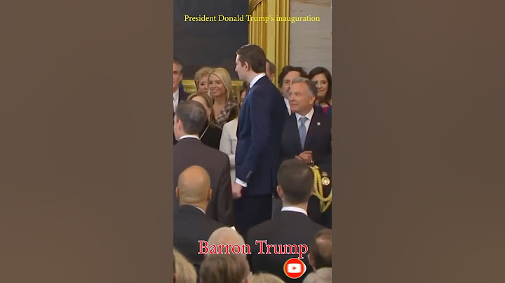Barron Trump attends President Donald Trump's inauguration. #BarronTrump, #Barron, #DonaldTrump.