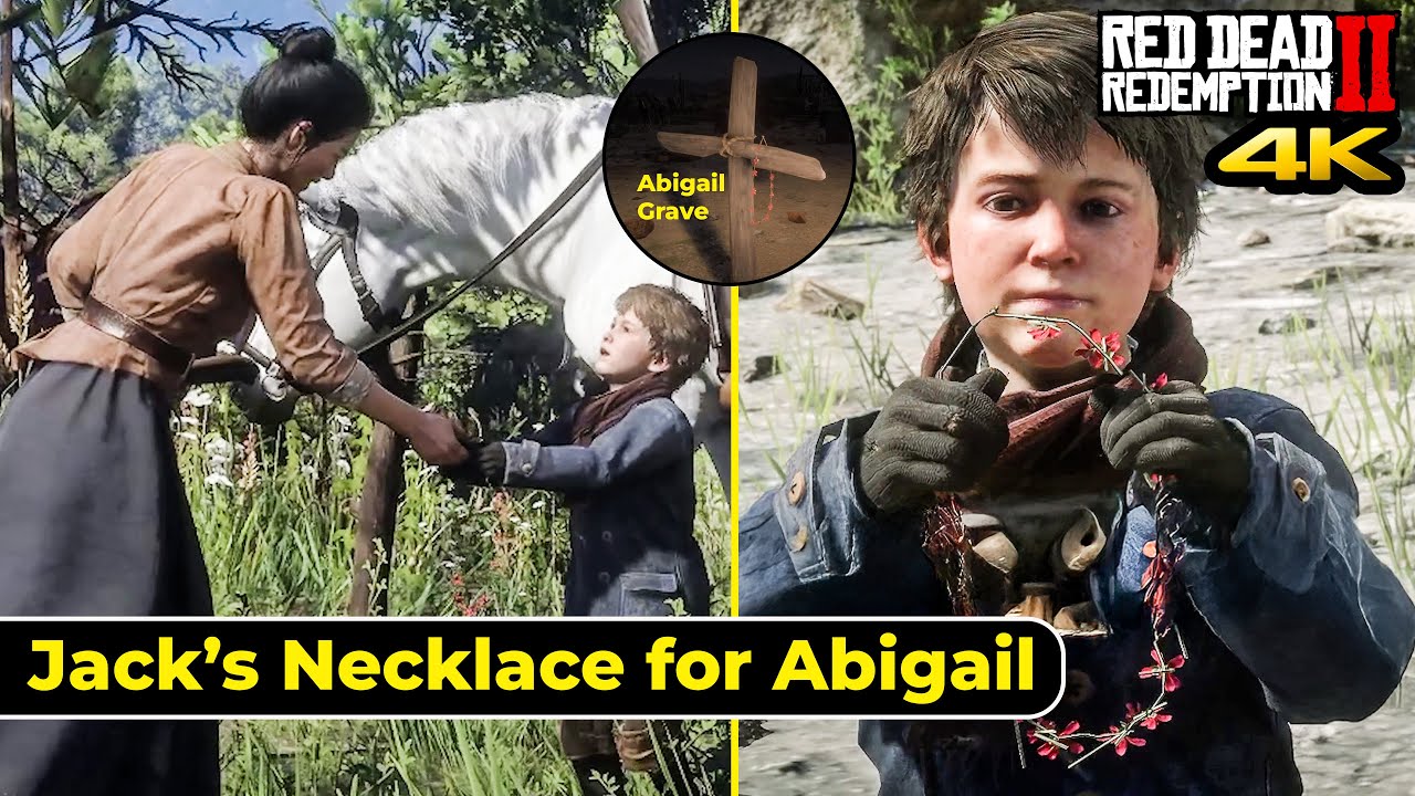 RDR2 – Fishing with Jack Marston 🎣 Arthur, Abigail & Jack’s Flower ...