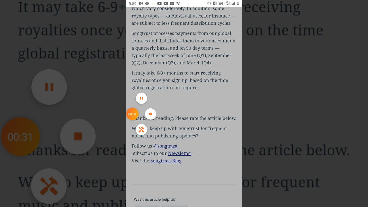 How songtrust pays it's songwriters please subscribe and check Description for more info