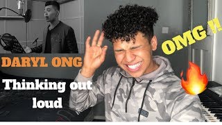 singer reaction to daryl ong thinking out loud my reaction