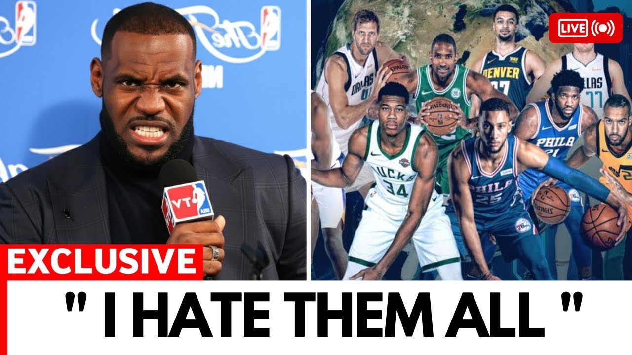 At 40, Lebron Jems Names Six NBA Players He Hated Most