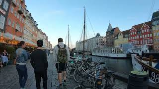Virtual Walk real sounds in Nyhavn, Copenhagen, Denmark Autumn 2023