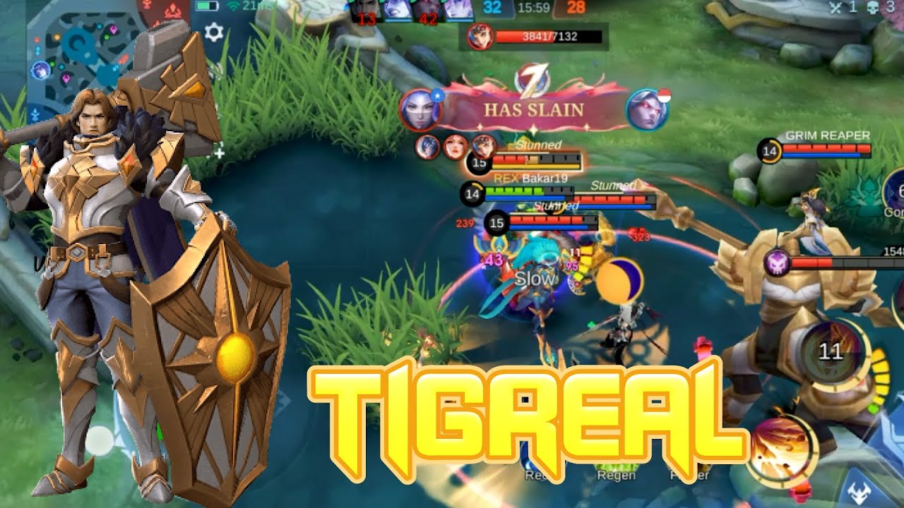 MLBB Gameplay - Tigreal Tank Gameplay Video